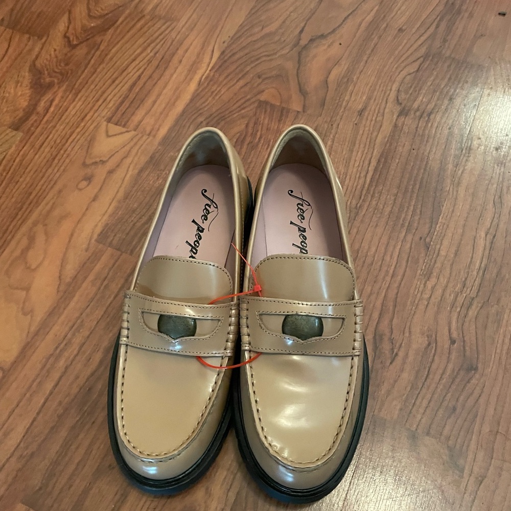 Free People Liv Penny Loafers with Black Soles size 37.5